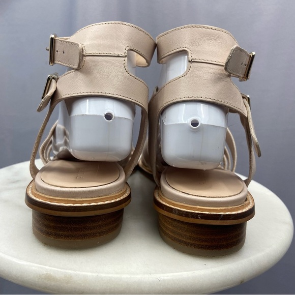 Pilcro Anthropologie Casual Gladiator Leather Strappy Sandals Size 40 - Picture 2 of 7